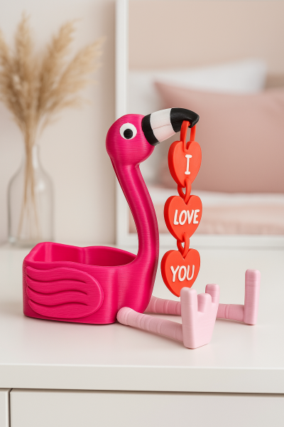 Flamingo Anahtar ve Takı Kutusu
