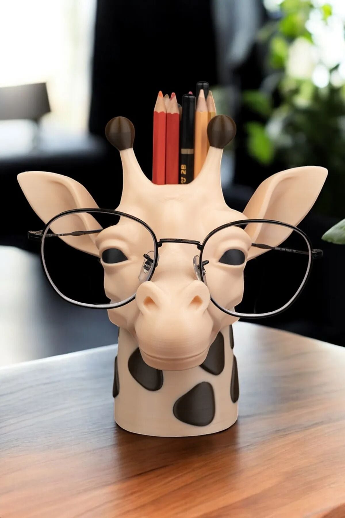 Zürafa Kalemlik Ve Gözlük Standı